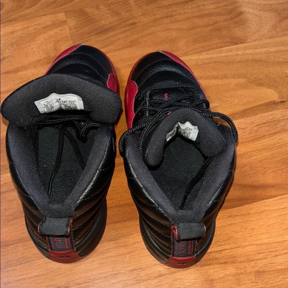 Jordan Kids Black and Red Boots